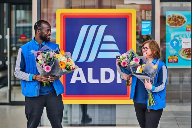 Aldi is calling on customers in Northamptonshire to celebrate their mum or motherly figure with a year’s supply of flowers.