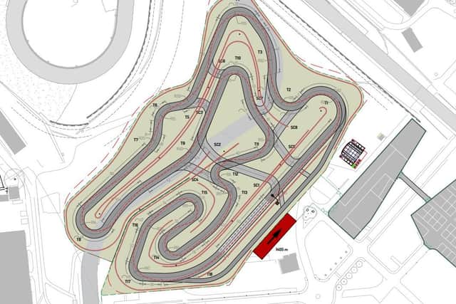 The circuit will be made up of three or four tracks, according to plans