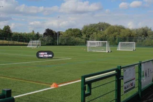 The new state-of-the-art 3G all-weather pitch at Kettering Sports Park.