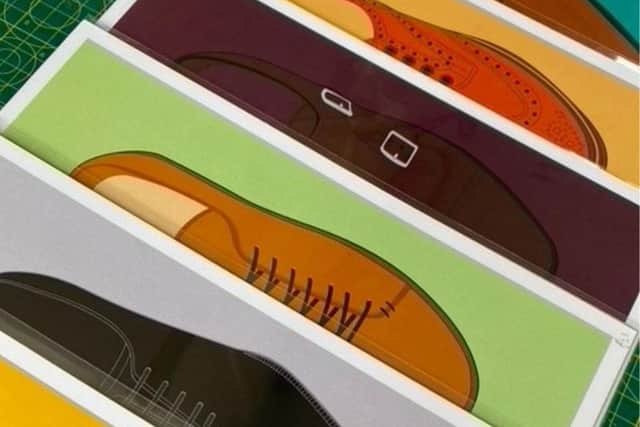 Amar most recently completed a project called ‘Made in Northampton’, which took inspiration from the town’s cobbler heritage and features a collection of digital shoe illustrations.