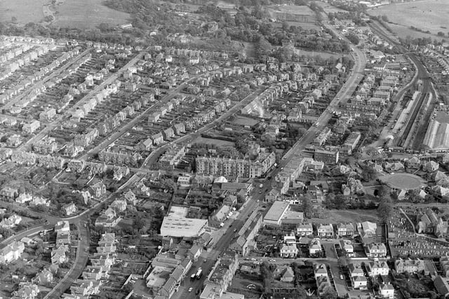 A view of Corstorphine taken in September 1966.