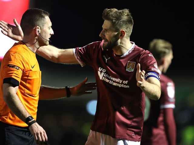 He's the rock that holds it all together. So incredibly reliable and his team really needed him here. Made at least three vital and superb interventions - two tackles and one block - when Posh looked certain to score. Cobblers lose this game comfortably without him in the side... 9 CHRON STAR MAN