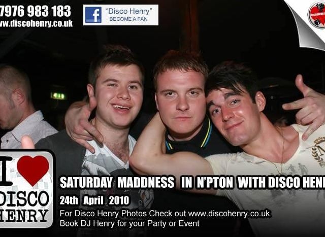 Nostalgic pictures from a night out on the town 13 years ago