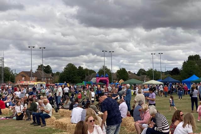 Money raised at the festival was donated to good causes in the town.
