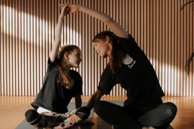 The Little Yoga Company was launched by Sarah Willis in September 2024, with the aim of helping children connect to their bodies and with their peers through yoga. Photo: A & I Rose Photography.