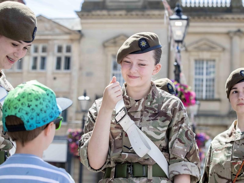 The Armed Forces Day celebrations in Northampton town centre held on Saturday (June 29) included entertainment and interviews with military personnel.