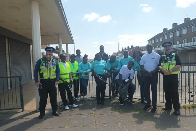 Community Safety Officers during Litter picking.