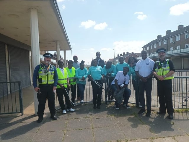 Community Safety Officers during Litter picking.