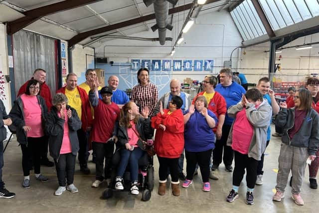 CEO Helen with service users