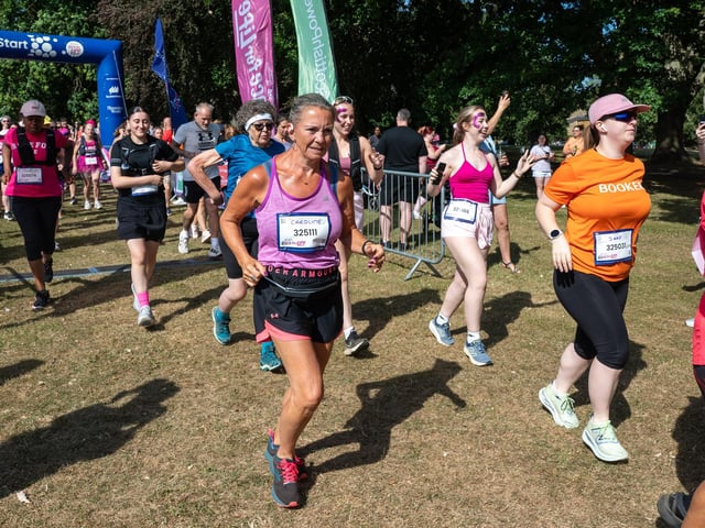 Runners taking part in the Race For Life at Abington Park in Northampton on Sunday, July, 12, 20026. Photo by David Jackson.
