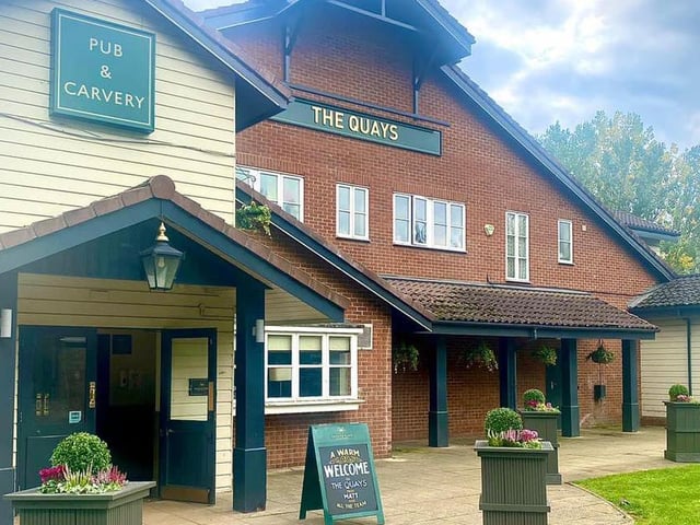 Crow Lane, Little Billing, Northampton, NN3 9DA. The Quays is rated four out of five stars on Trip Advisor. One reviewer said: "A group of us came here to have a carvery. It did not disappoint. Meat was great and it was very well priced."