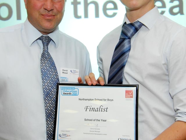 2010: Term Time Education Awards at Freemasons Hall and Conference Centre, St Georges Ave, Northampton. Northampton School for Boys School of the Year - Finalist.