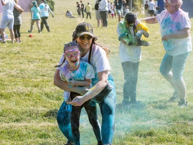 The Cynthia Spencer Northampton Colour Run 2022 took place at Overstone Park on Saturday, June 11.