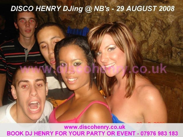 Nostalgic pictures from a night out at NB's