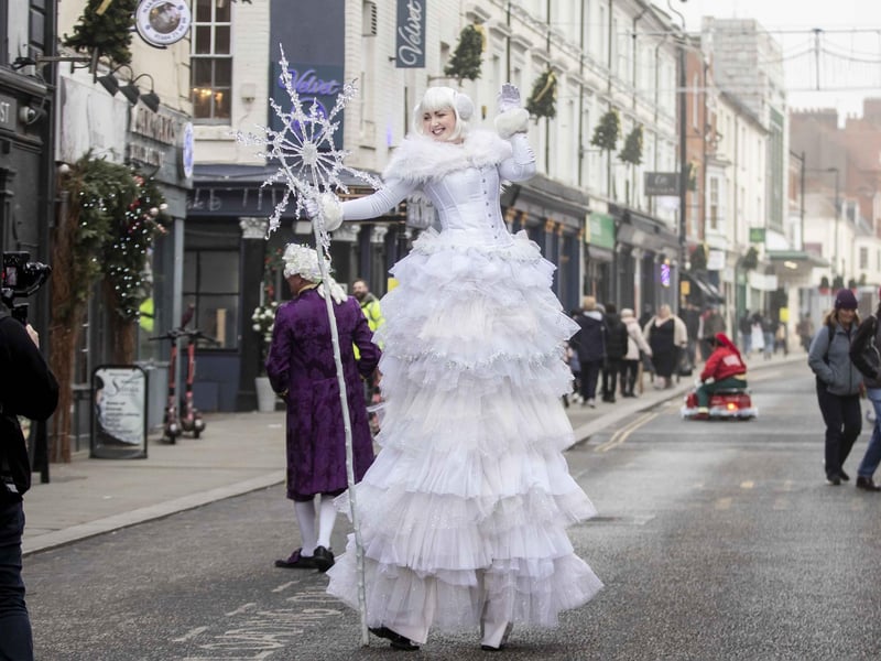 St Giles’ Street was closed to traffic to allow shoppers to walk freely down the road, which created a welcoming, community feel.