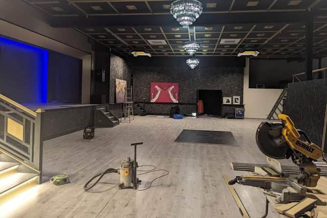 Inside the Black Diamond venue, which will be fully opened in October