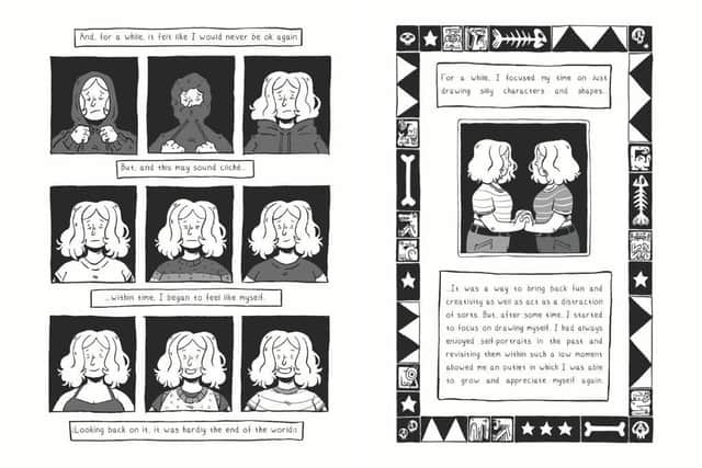 Extracts from Shariyah's comic.