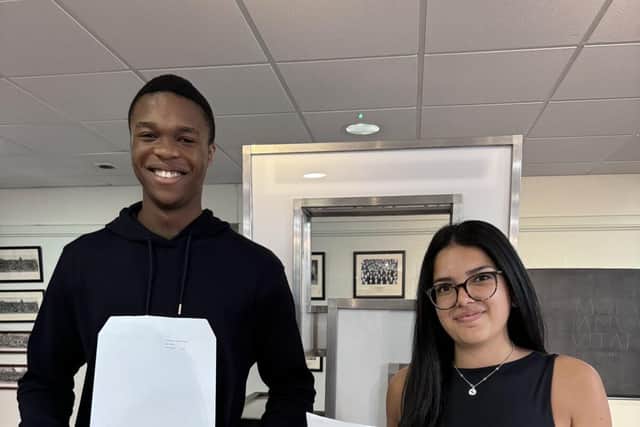 Brian and Alessia, not dropping a grade for either GCSE or A Level