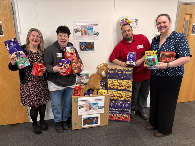 Generous residents support Northamptonshire Easter egg appeal 2026 /Jeanette Walsh
