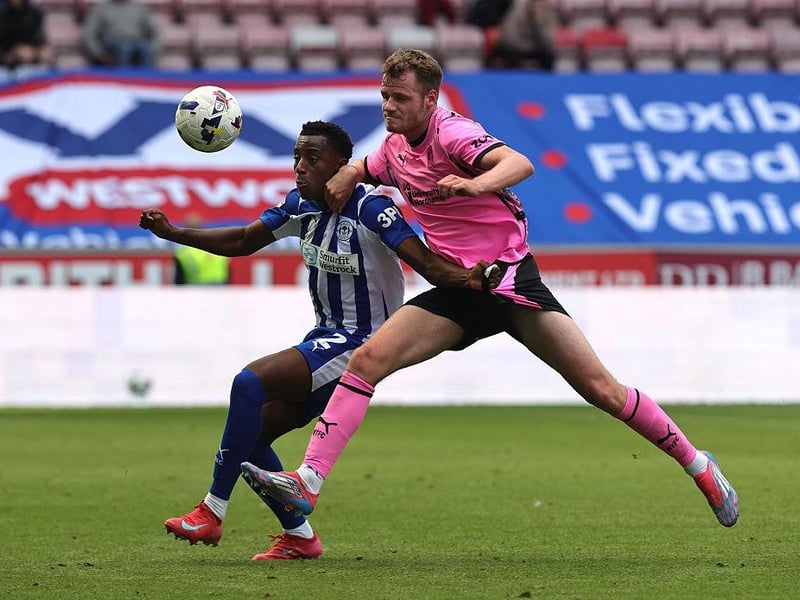 Clipped the crossbar with an early cross as Cobblers started promisingly before things tailed off. Struggled to contain Saydee and Hungbo who combined dangerously and carried Wigan's biggest threat on their left-hand side. Better at wing-back after the break... 5.5