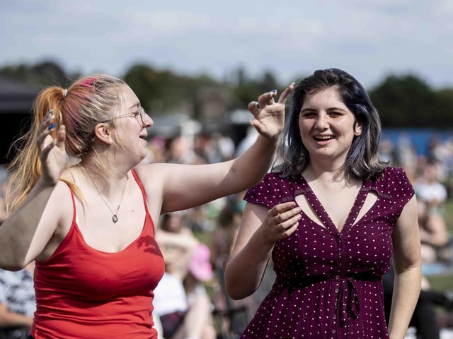 Families enjoyed music, activities, food and more at the three day event in Abington Park.