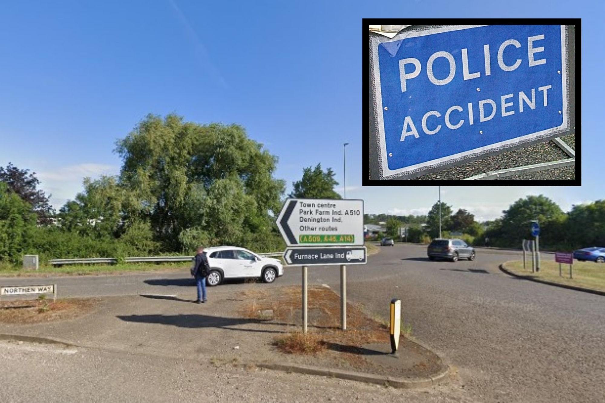 Man in his 20s taken to hospital with serious injuries after crash in ...