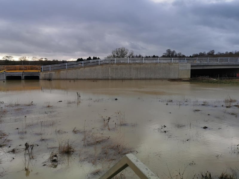 The North West Relief Road near The Windhover pub in Kingsthorpe