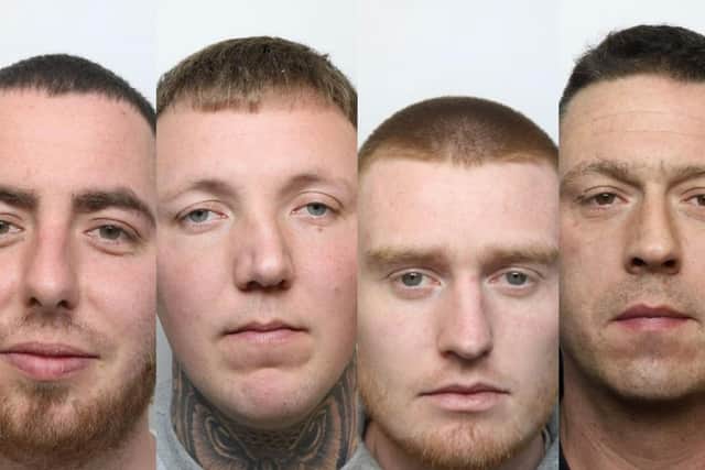 Left to right: Benson, Wykes, Jones, Kenny.