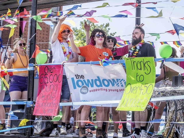 The sun shone as the carnival parade made its way through Northampton town centre on Saturday June 10.