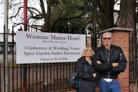 Danny and Karen say they had their wedding day booking cancelled by Westone Manor Hotel because of an eight month block booking by one party