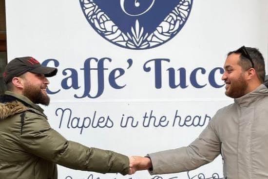 Caffe Tucci Owners and brothers Stefano and Salvatore from Naples in Italy have started their new venture in Sheffield after falling in love with the city that welcomed them many years ago