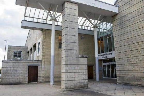 Five men have appeared at Northampton court charged with not revealing source of political donations in 2014.