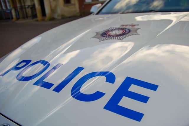 Dean was fined and ordered to pay compensation after admitting wrecking a Northamptshire Police Vauxhall Astra