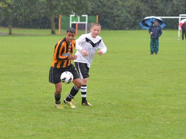 Parklands Tigers v Brixworth Under-14s in September 2012.