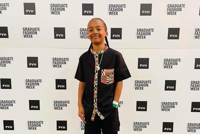 Jamie-Lee Lothian’s son Jace, who attends her fashion and textiles school, recently came second in the National Graduate Fashion Foundation ‘young talent of tomorrow’ competition.
