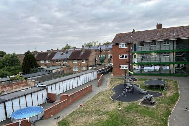 A housing provider has ordered the removal of a paddling pool and trampoline from a communal garden in Kings Heath.