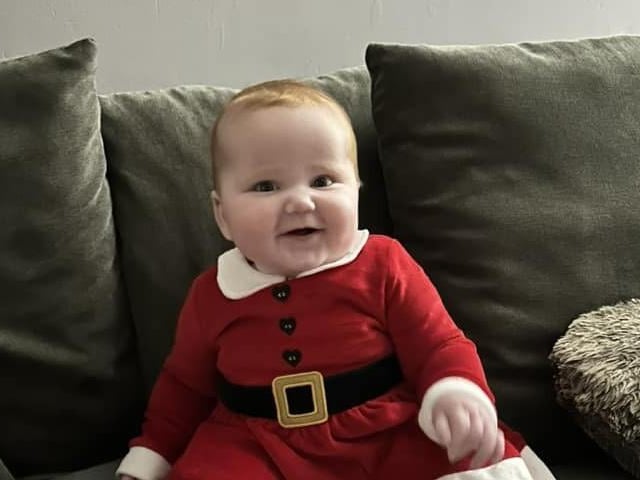Five-and-a-half-month-old Ava.