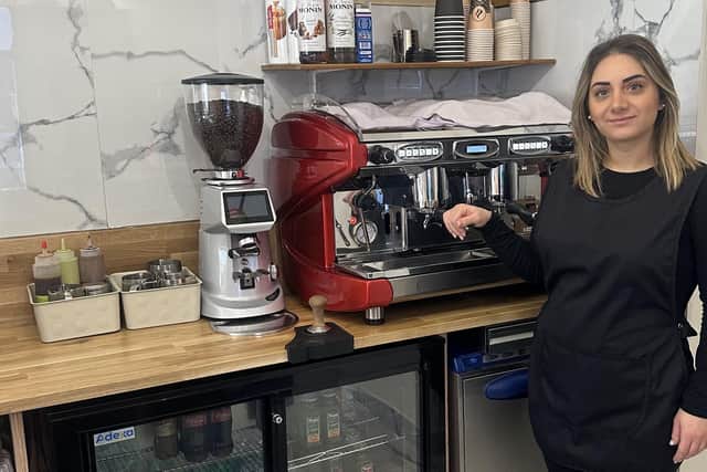 Michela Petrone is the founder and owner of The Italian Corner, a cafe-restaurant which opened in St Leonard’s Road just a few weeks ago.