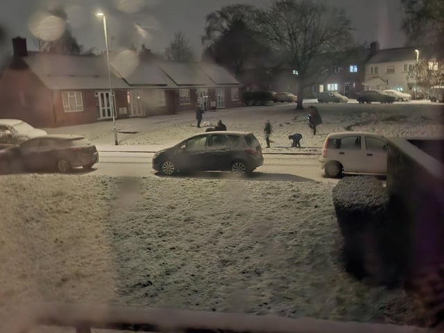 Children out having fun in Kingsthorpe.