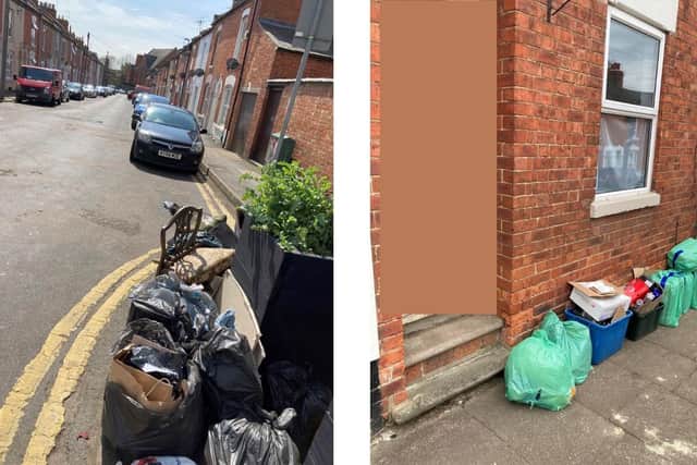 The flytipping in Northampton that landed hefty fines with the culprits.