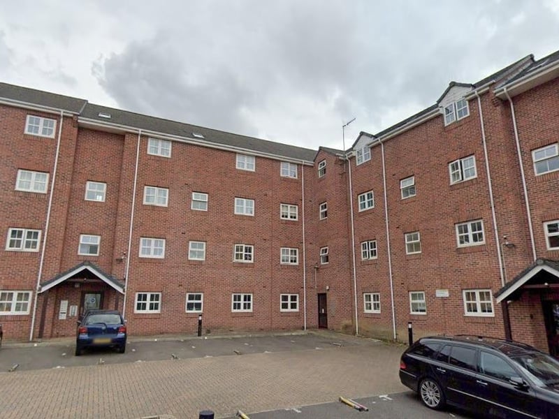 St Andrew's Court is number nine on the list at £88,285