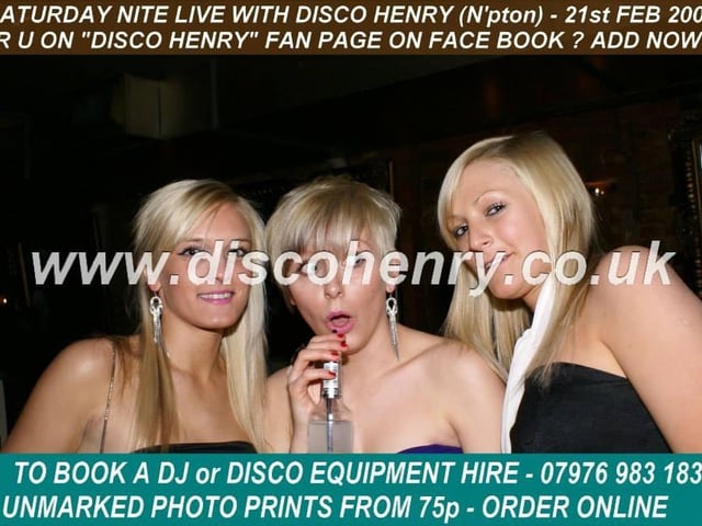 Nostalgic pictures from a night out at Reflex Bar in February 2009