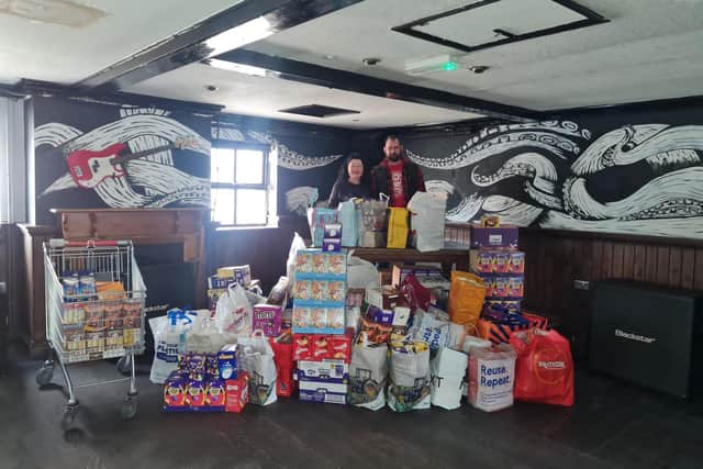 867 Easter eggs were collected and donated. Photo: Andy Simons.