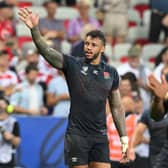 Courtney Lawes captained England to victory against Japan (photo by NICOLAS TUCAT/AFP via Getty Images)