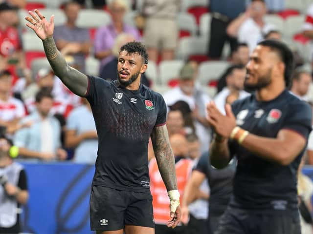 Courtney Lawes captained England to victory against Japan (photo by NICOLAS TUCAT/AFP via Getty Images)