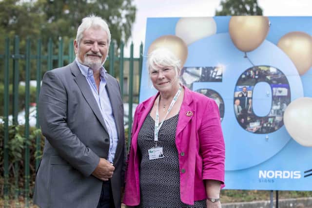 Councillor Graham Lawman and Councillor Lora Lawman attended the 50th anniversary celebration to show their support.