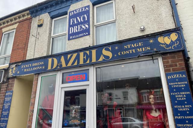 After many fancy dress shops have closed down over the past few years due to the rise in cheaper, fake goods online, owner of Dazels, Hazel Harris, says she is trying to be as optimistic as she can.