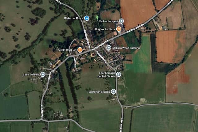 An illegal rave took place in Litchborough on Friday night, police said