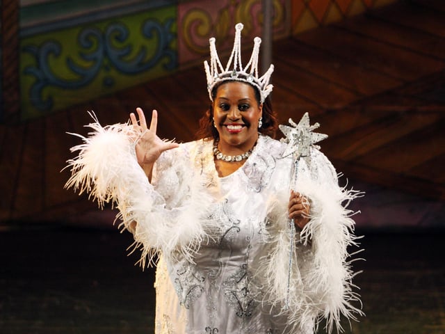 Alison Hammond starred in Jack and The Beanstalk panto at The Deco Theatre, Northampton, 2013.