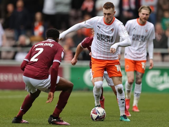 Started well and won some good early tackles but found it increasingly difficult as the pace and movement of Blackpool pulled apart Town's defence. Carey in particular found pockets of space. Out-jumped by Fletcher for the opener and was hooked shortly after half-time... 5
